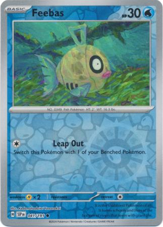 Feebas : SURGING SPARKS (Reverse holo) - 041/191