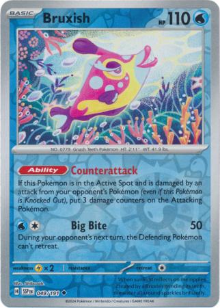 Bruxish : SURGING SPARKS (Reverse holo) - 049/191