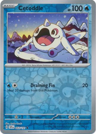 Cetoddle : SURGING SPARKS (Reverse holo) - 053/191