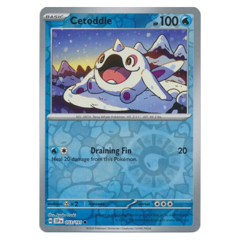 Cetoddle : SURGING SPARKS (Reverse holo) - 053/191