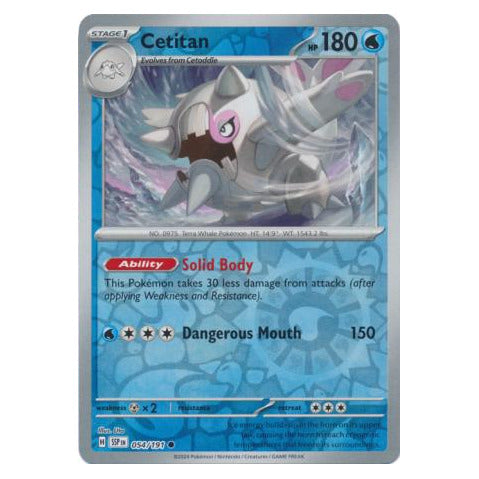 Cetitan : SURGING SPARKS (Reverse holo) - 054/191