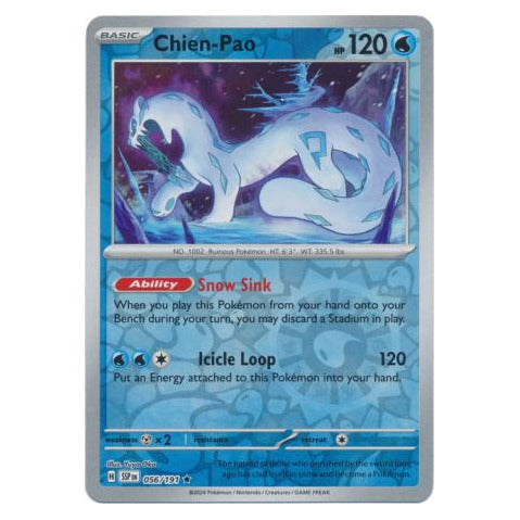 Chien-Pao : SURGING SPARKS (Reverse holo) - 056/191