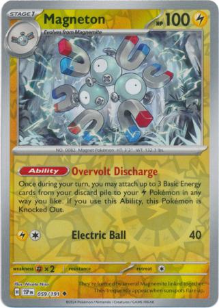 Magneton : SURGING SPARKS (Reverse holo) - 059/191 - Lockett Labs UK
