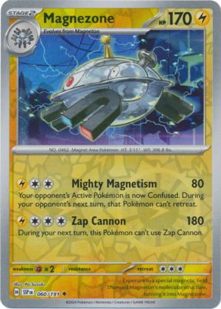 Magnezone : SURGING SPARKS (Reverse holo) - 060/191 - Lockett Labs UK