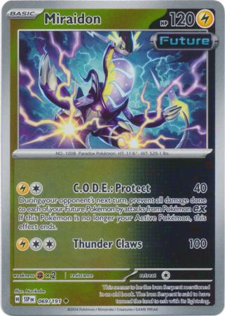 Miraidon : SURGING SPARKS (Reverse holo) - 069/191 - Lockett Labs UK