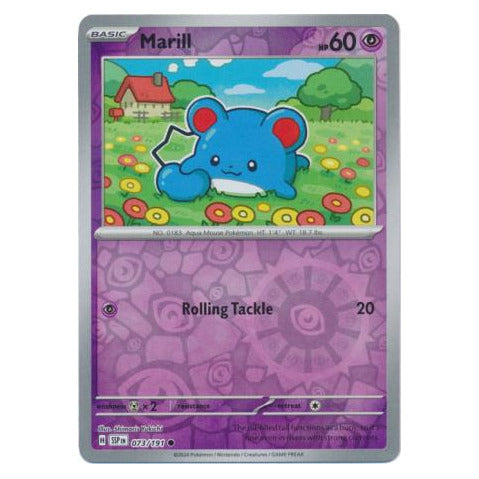 Marill : SURGING SPARKS (Reverse holo) - 073/191