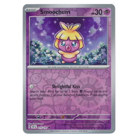 Smoochum : SURGING SPARKS (Reverse holo) - 075/191