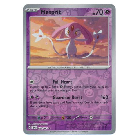 Mesprit : SURGING SPARKS (Reverse holo) - 079/191