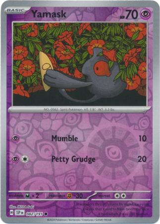 Yamask : SURGING SPARKS (Reverse holo) - 082/191 - Lockett Labs UK