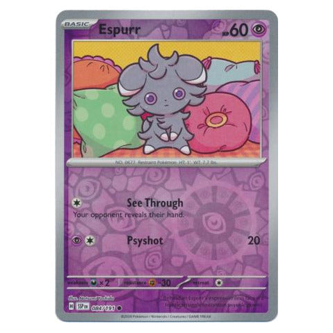 Espurr : SURGING SPARKS (Reverse holo) - 084/191