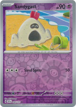 Sandygast : SURGING SPARKS (Reverse holo) - 090/191 - Lockett Labs UK