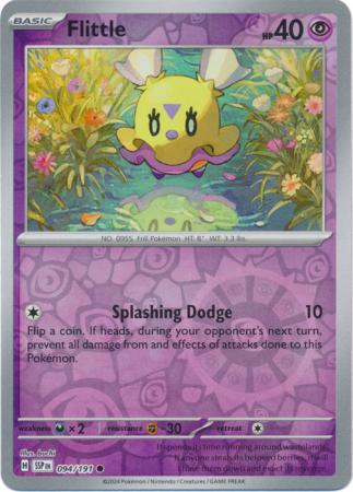 Flittle : SURGING SPARKS (Reverse holo) - 094/191 - Lockett Labs UK