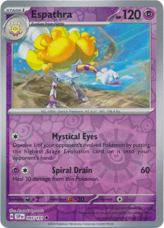 Espathra : SURGING SPARKS (Reverse holo) - 095/191 - Lockett Labs UK