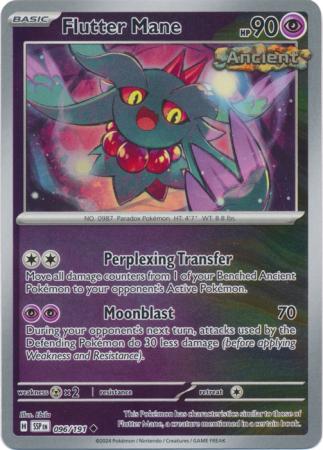 Flutter Mane : SURGING SPARKS (Reverse holo) - 096/191 - Lockett Labs UK