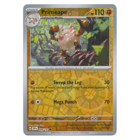 Primeape : SURGING SPARKS (Reverse holo) - 099/191