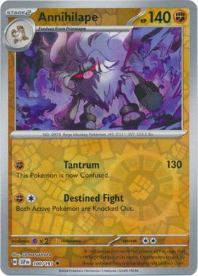 Annihilape : SURGING SPARKS (Reverse holo) - 100/191 - Lockett Labs UK