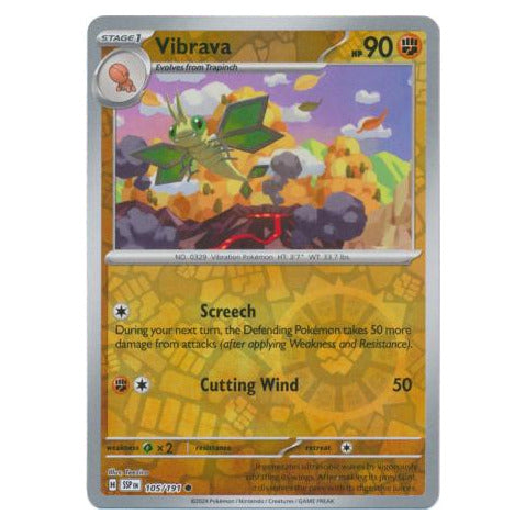 Vibrava : SURGING SPARKS (Reverse holo) - 105/191