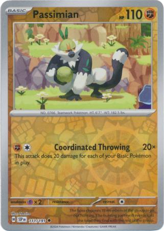Passimian : SURGING SPARKS (Reverse holo) - 111/191 - Lockett Labs UK