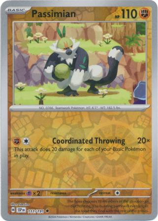 Passimian : SURGING SPARKS (Reverse holo) - 111/191