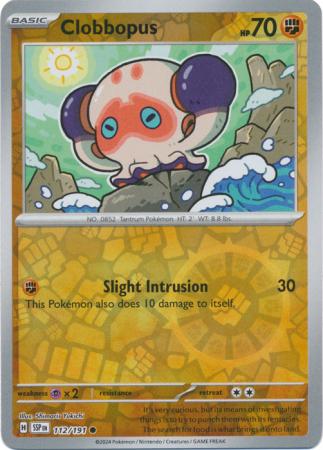 Clobbopus : SURGING SPARKS (Reverse holo) - 112/191