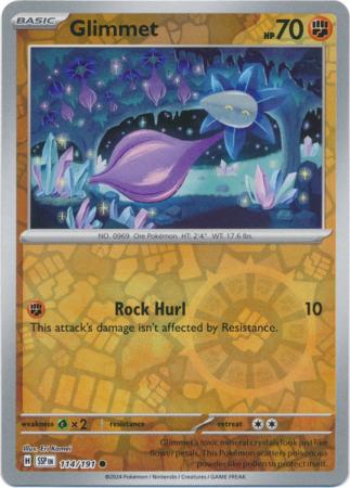 Glimmet : SURGING SPARKS (Reverse holo) - 114/191 - Lockett Labs UK