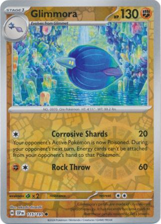 Glimmora : SURGING SPARKS (Reverse holo) - 115/191 - Lockett Labs UK