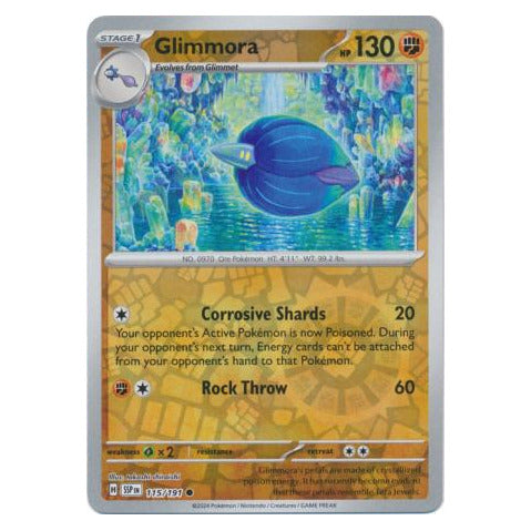Glimmora : SURGING SPARKS (Reverse holo) - 115/191