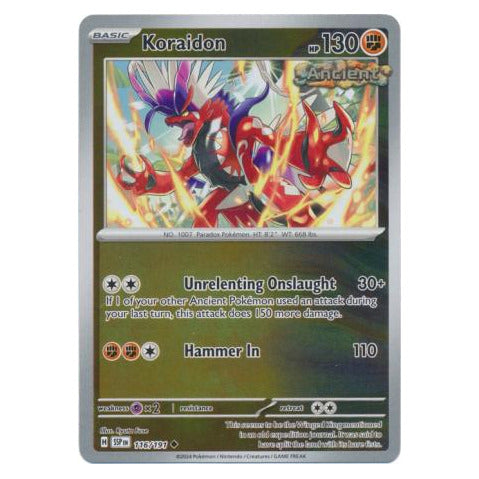 Koraidon : SURGING SPARKS (Reverse holo) - 116/191
