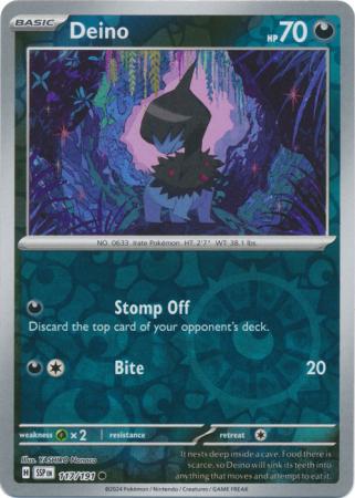 Deino : SURGING SPARKS (Reverse holo) - 117/191