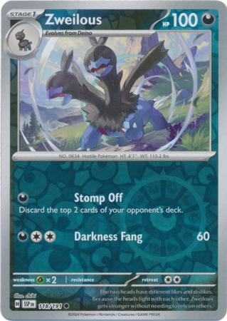 Zweilous : SURGING SPARKS (Reverse holo) - 118/191 - Lockett Labs UK