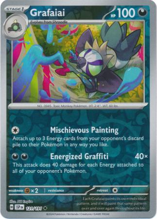 Grafaiai : SURGING SPARKS (Reverse holo) - 121/191 - Lockett Labs UK