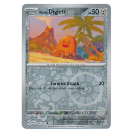 Alolan Diglett : SURGING SPARKS (Reverse holo) - 122/191