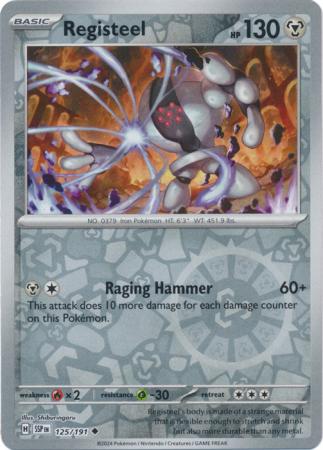 Registeel : SURGING SPARKS (Reverse holo) - 125/191