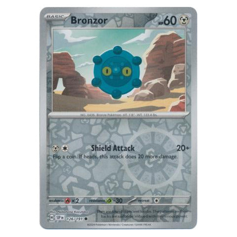 Bronzor : SURGING SPARKS (Reverse holo) - 126/191