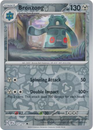 Bronzong : SURGING SPARKS (Reverse holo) - 127/191 - Lockett Labs UK