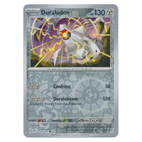 Duraludon : SURGING SPARKS (Reverse holo) - 129/191
