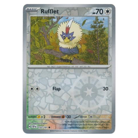 Rufflet : SURGING SPARKS (Reverse holo) - 152/191