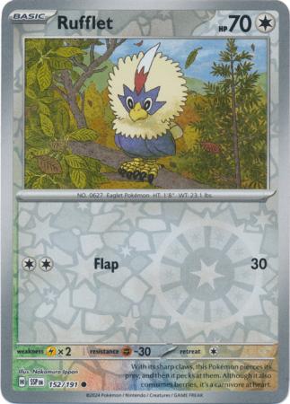 Rufflet : SURGING SPARKS (Reverse holo) - 152/191