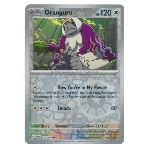 Oranguru : SURGING SPARKS (Reverse holo) - 156/191