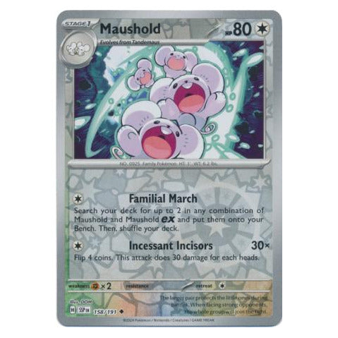Maushold : SURGING SPARKS (Reverse holo) - 158/191