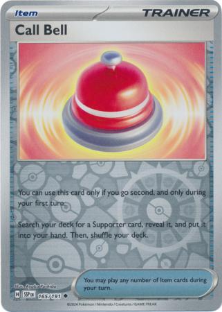 Call Bell : SURGING SPARKS (Reverse holo) - 165/191