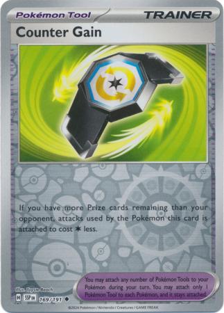 Counter Gain : SURGING SPARKS (Reverse holo) - 169/191