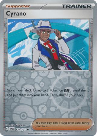 Cyrano : SURGING SPARKS (Reverse holo) - 170/191 - Lockett Labs UK