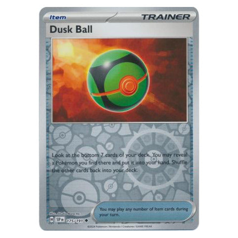 Dusk Ball : SURGING SPARKS (Reverse holo) - 175/191