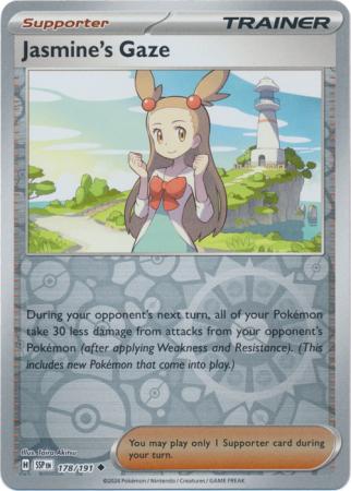 Jasmine's Gaze : SURGING SPARKS (Reverse holo) - 178/191 - Lockett Labs UK