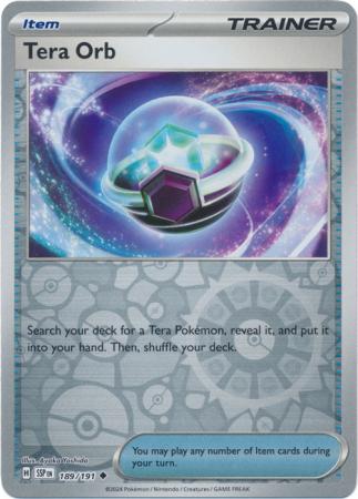 Tera Orb : SURGING SPARKS (Reverse holo) - 189/191