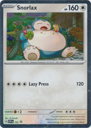 Snorlax : PROMO (Holo) - SVP122 - Lockett Labs UK