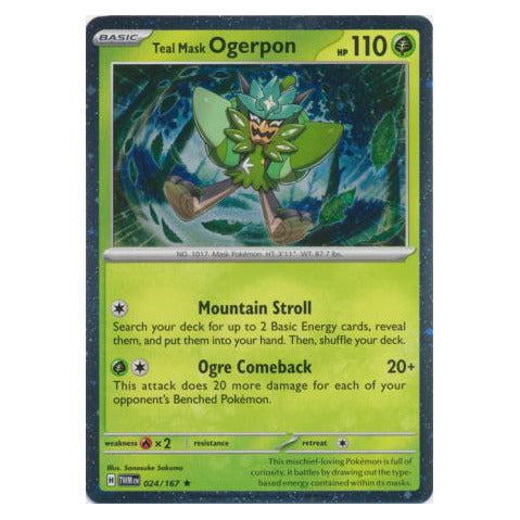 Teal Mask Ogerpon : ALTERNATE PROMO (Holo) - 024/167