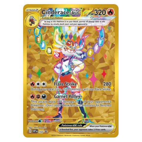 Cinderace ex : PROMO - SVP163