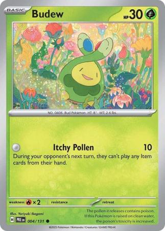 Budew : PRISMATIC EVOLUTIONS - 004/131 - Lockett Labs UK